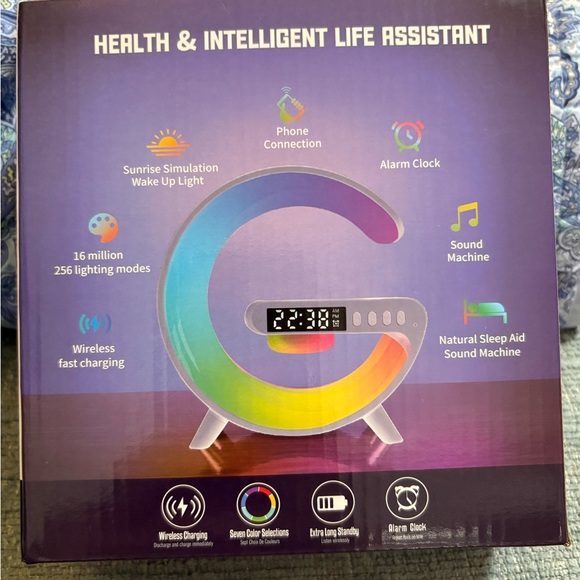 Other - Multicolor Sunrise Simulation Alarm Clock, Sound Machine, Wireless NWT